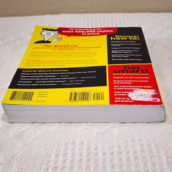 Wine for Dummies 2nd Edition by Mary Ewing-Mulligan and Ed McCarthy  (1998) - Picture 8 of 10
